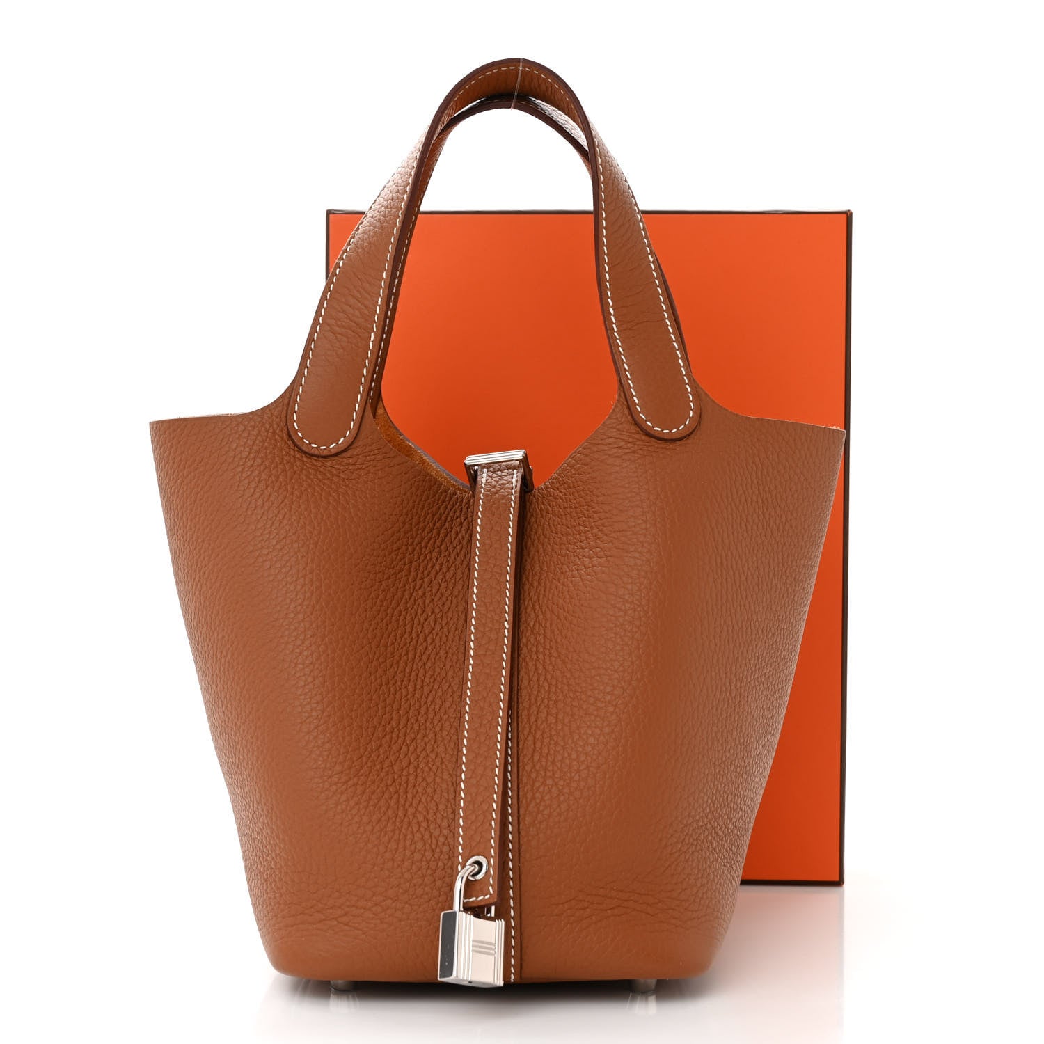 Hermes Taurillon Clemence Picotin Lock 18 PM Gold 11 of 11