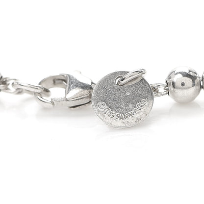 Tiffany Sterling Silver 4mm Return to Tiffany Heart Tag Bead Bracelet 4 of 6