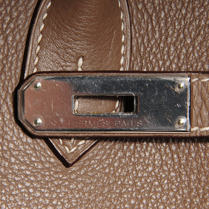 Hermes Taurillon Clemence Birkin 35 Etoupe 16 of 25