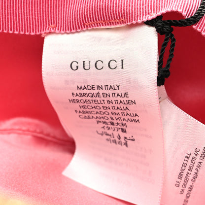 Gucci Glittered Straw Grosgrain Wide Brim Hat S Gold Black 8 of 8