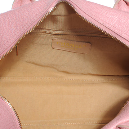 Chanel Caviar Quilted Small Bowler Pink 5 of 7
