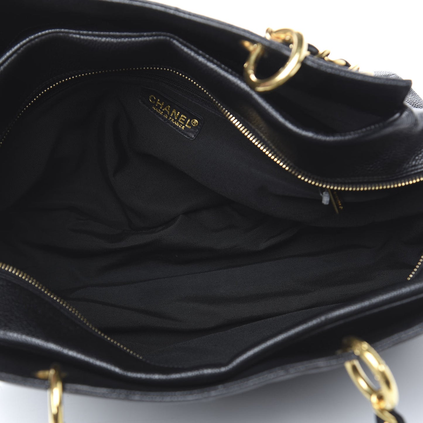 Caviar Quilted Grand Timeless Tote GTT Black