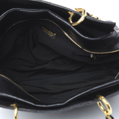 Chanel Caviar Quilted Grand Timeless Tote GTT Black 5 of 10