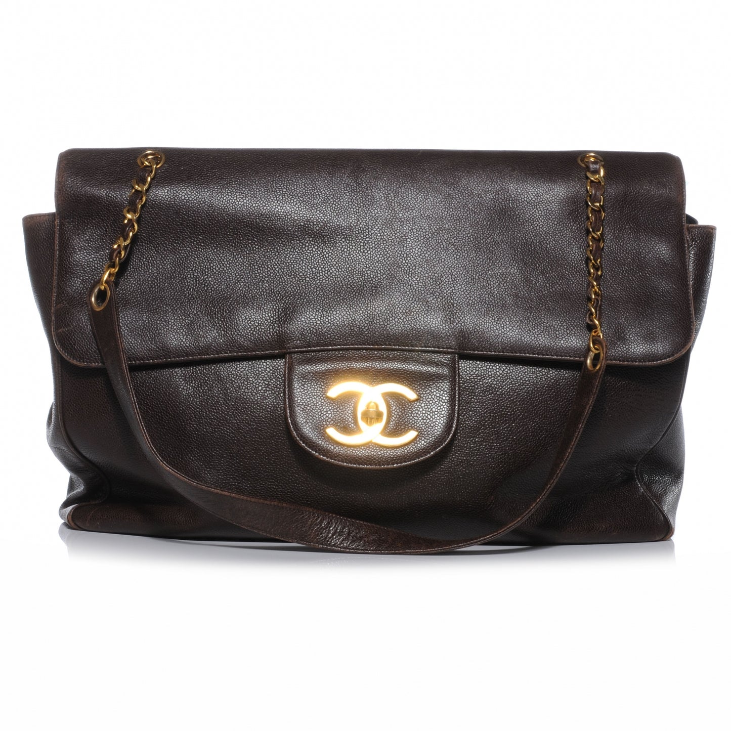 Caviar XL Weekender Bag Brown