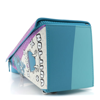Louis Vuitton Monogram Miroir The It Can Bag Pink Blue 4 of 9