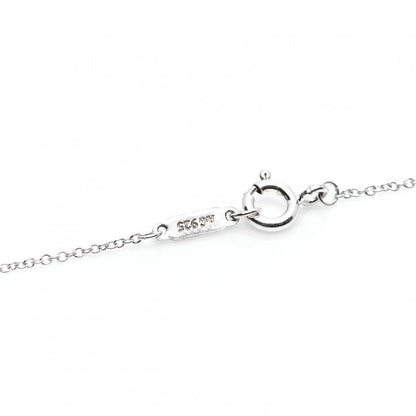 Tiffany Sterling Silver Black Onyx Pearl Ziegfeld Daisy Pendant Necklace 6 of 7