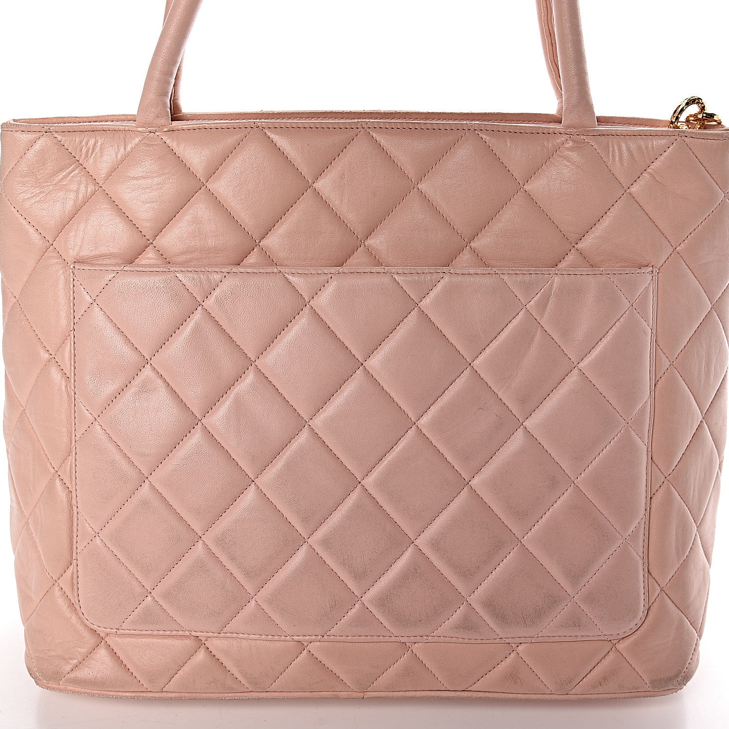 Chanel Lambskin Quilted Medallion Tote Pink 15 of 16