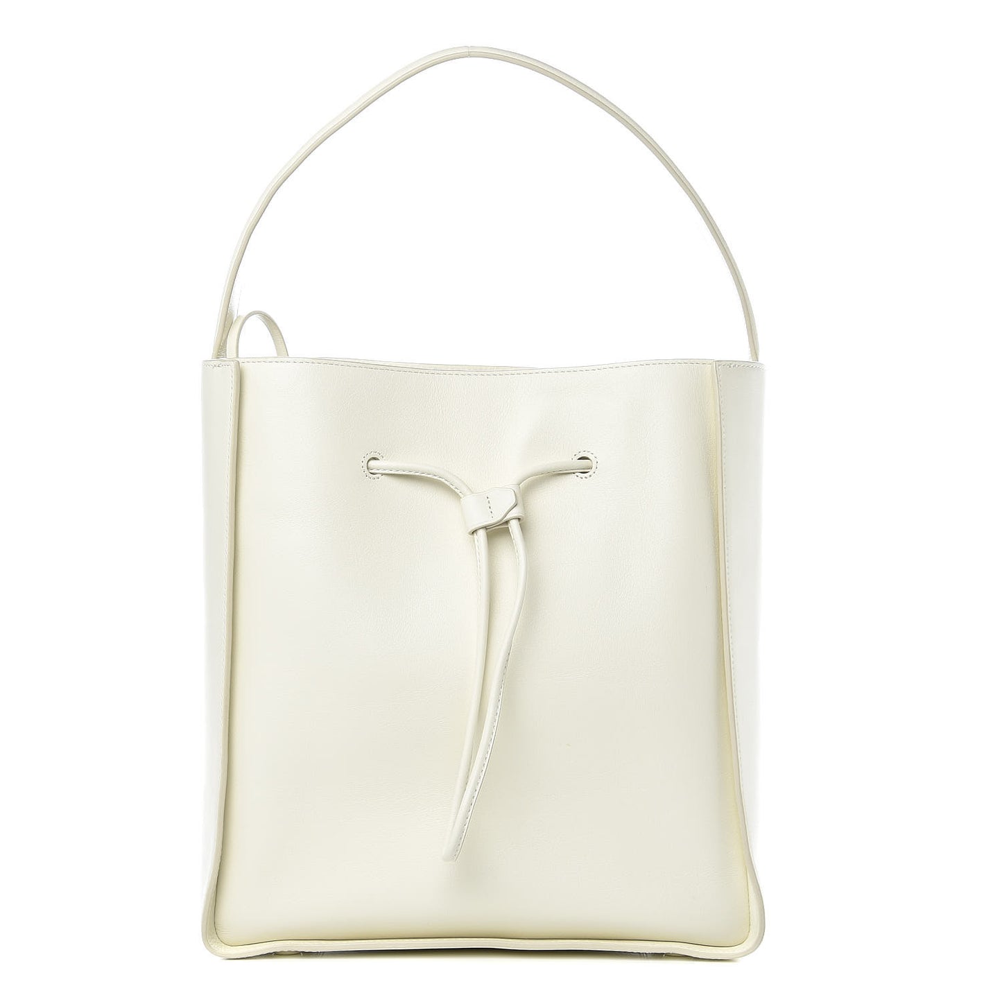 3.1 Calfskin Large Soleil Bucket Bag Off White