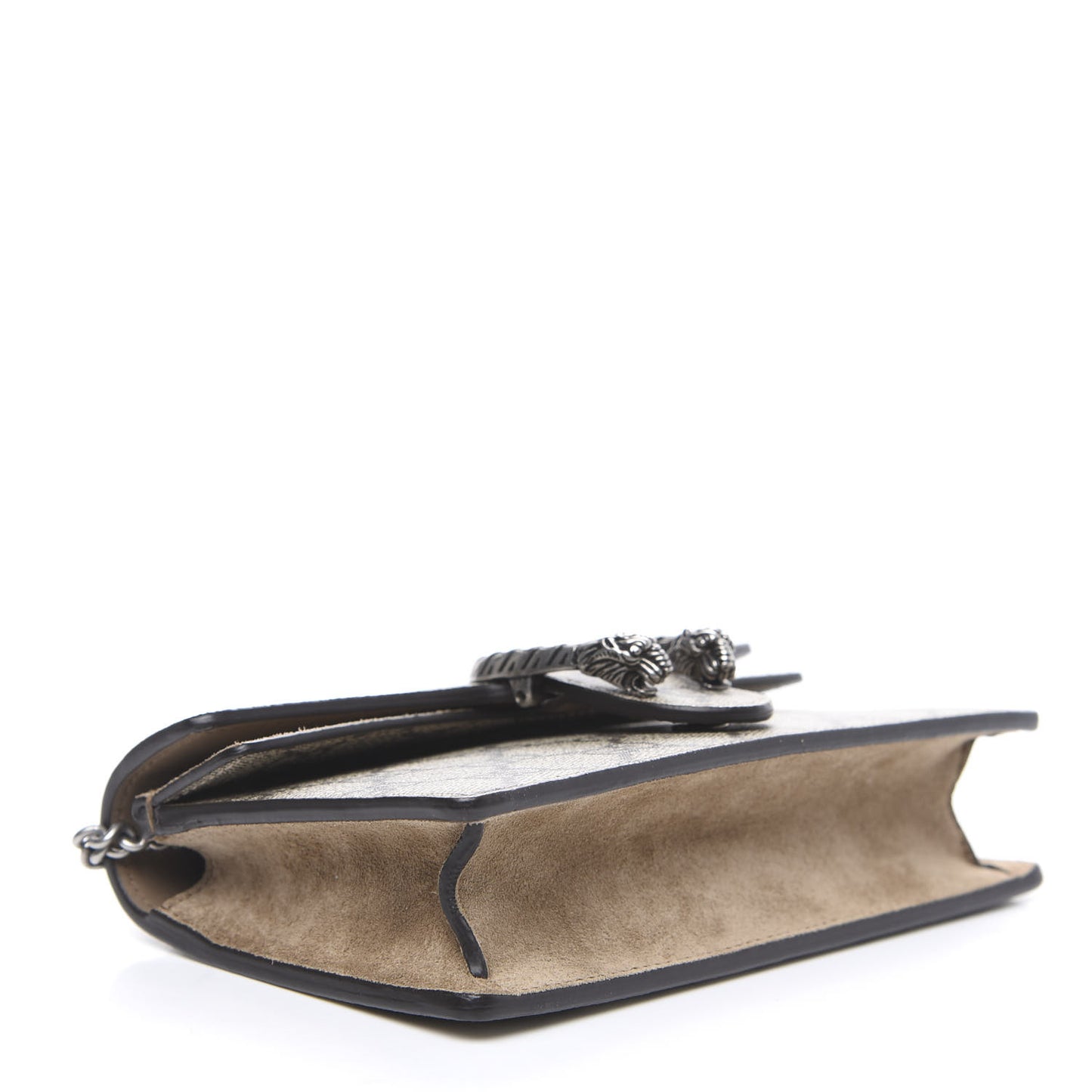 GG Supreme Monogram Super Mini Dionysus Shoulder Bag Taupe