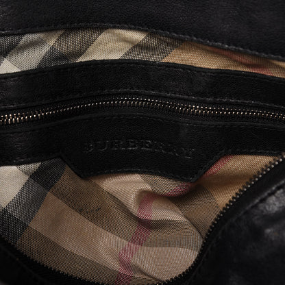 Burberry Lambskin Maggie Soft Knot Hobo Black 8 of 12