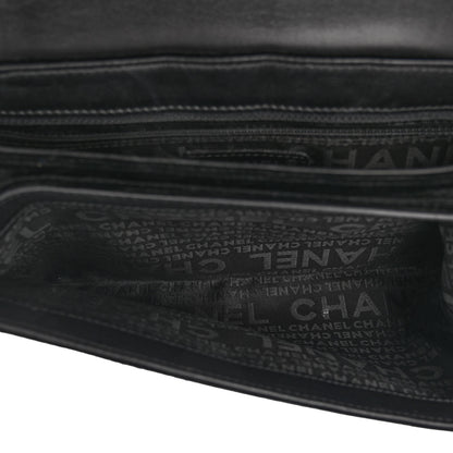 Chanel Velvet Lambskin Camellia No. 5 Flap Bag Black 5 of 9