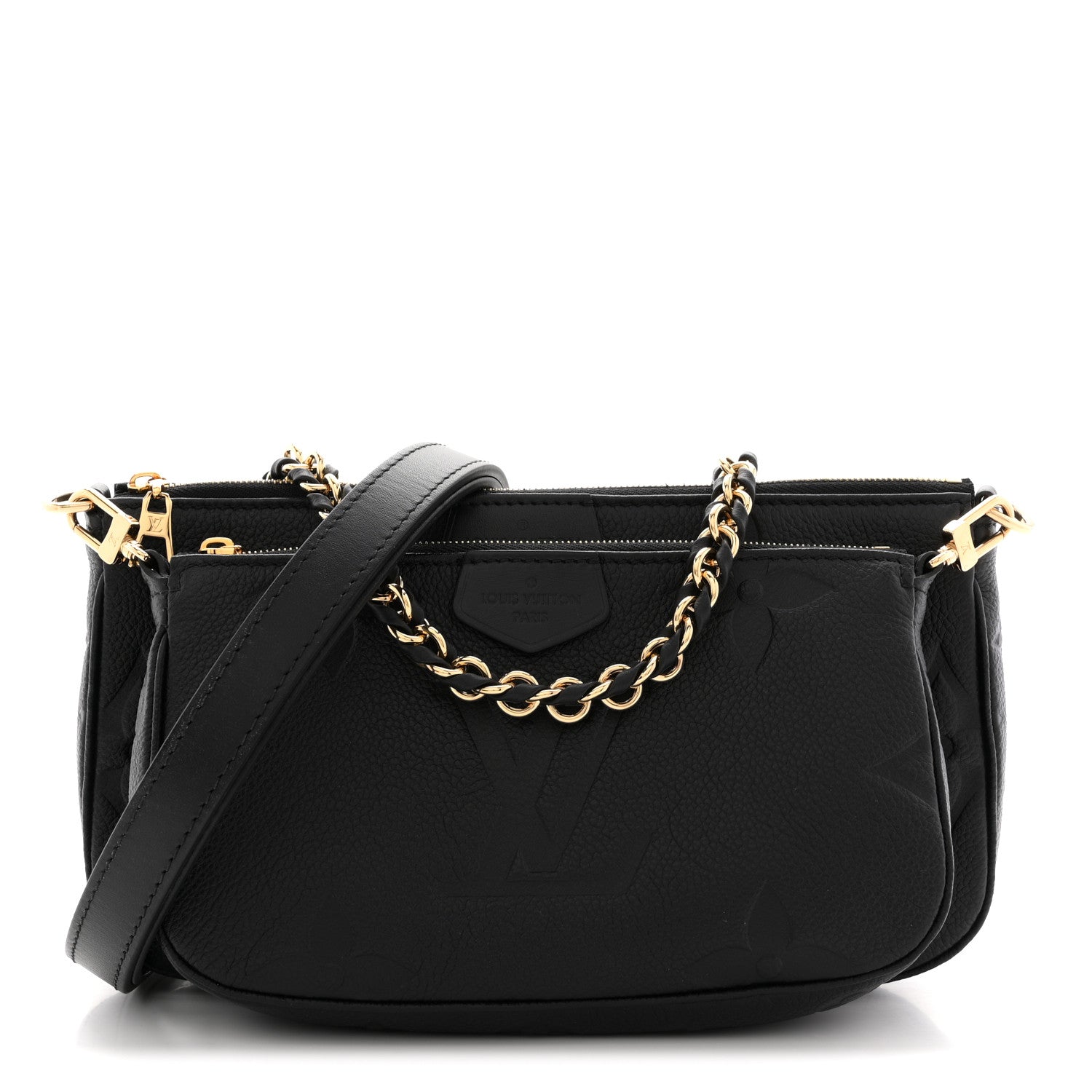 Louis Vuitton Empreinte Monogram Giant Multi Pochette Accessories Black 1 of 11