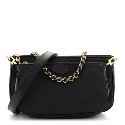 Louis Vuitton Empreinte Monogram Giant Multi Pochette Accessories Black 1 of 11