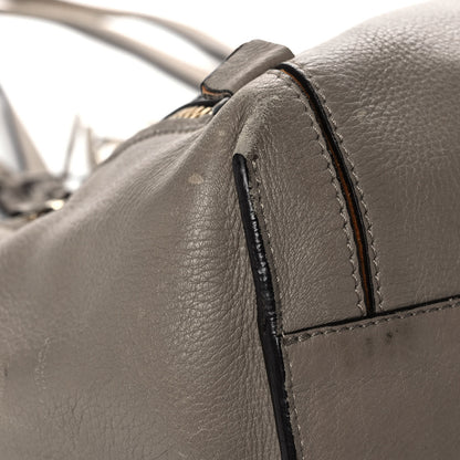 Chloe Smooth Calfskin Small Milo Shopping Tote Motty Grey 8 of 18