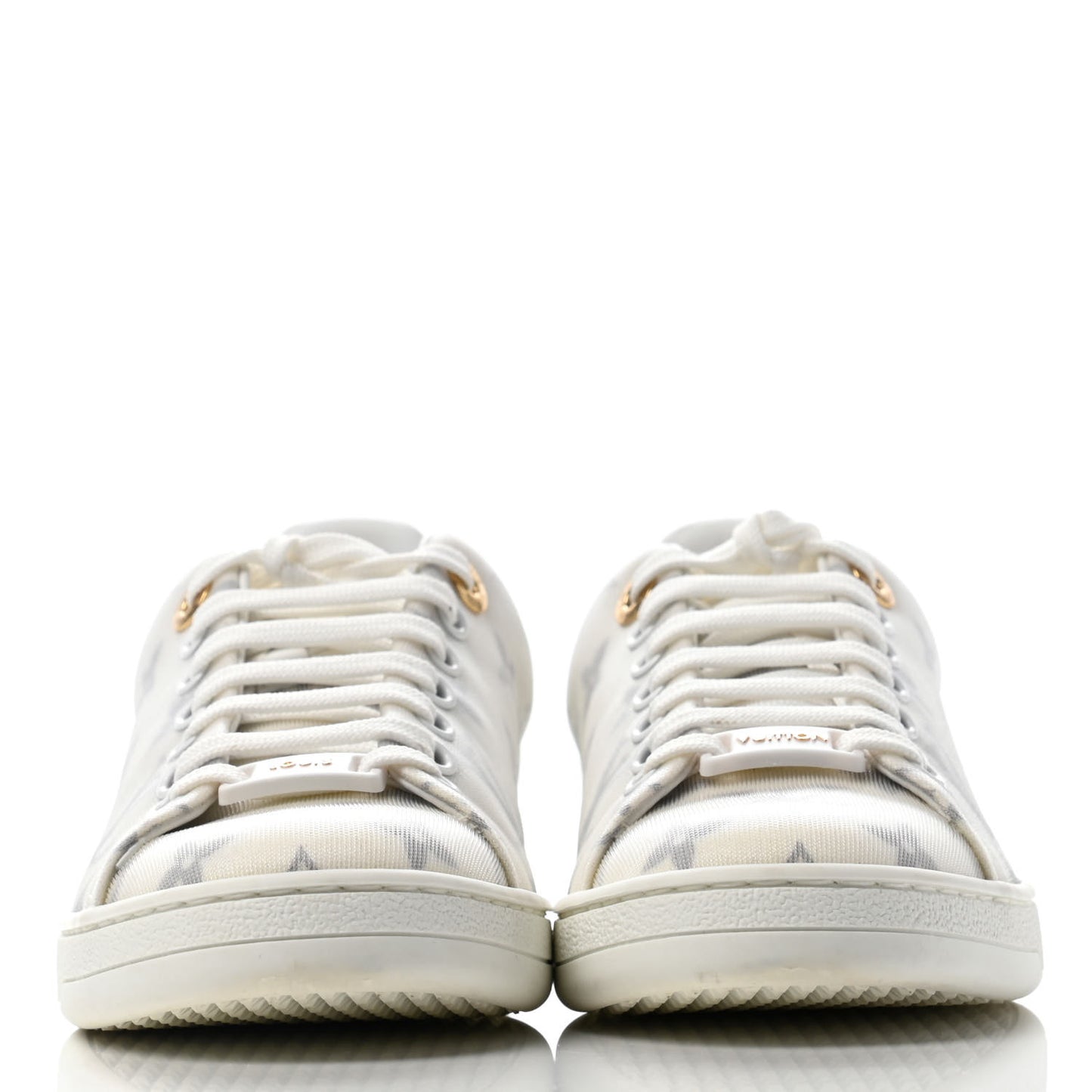 Technical Fabric Calfskin Frontrow Sneakers 35.5 Pink