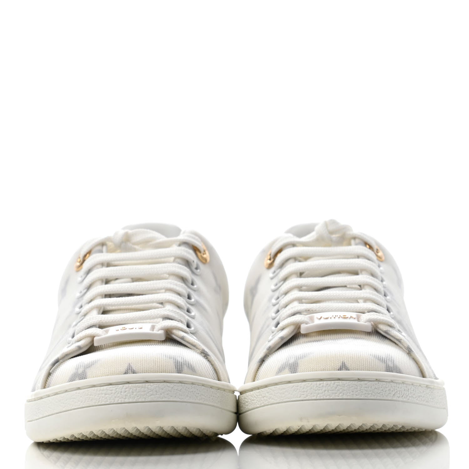 Louis Vuitton Technical Fabric Calfskin Frontrow Sneakers 35.5 Pink 2 of 4