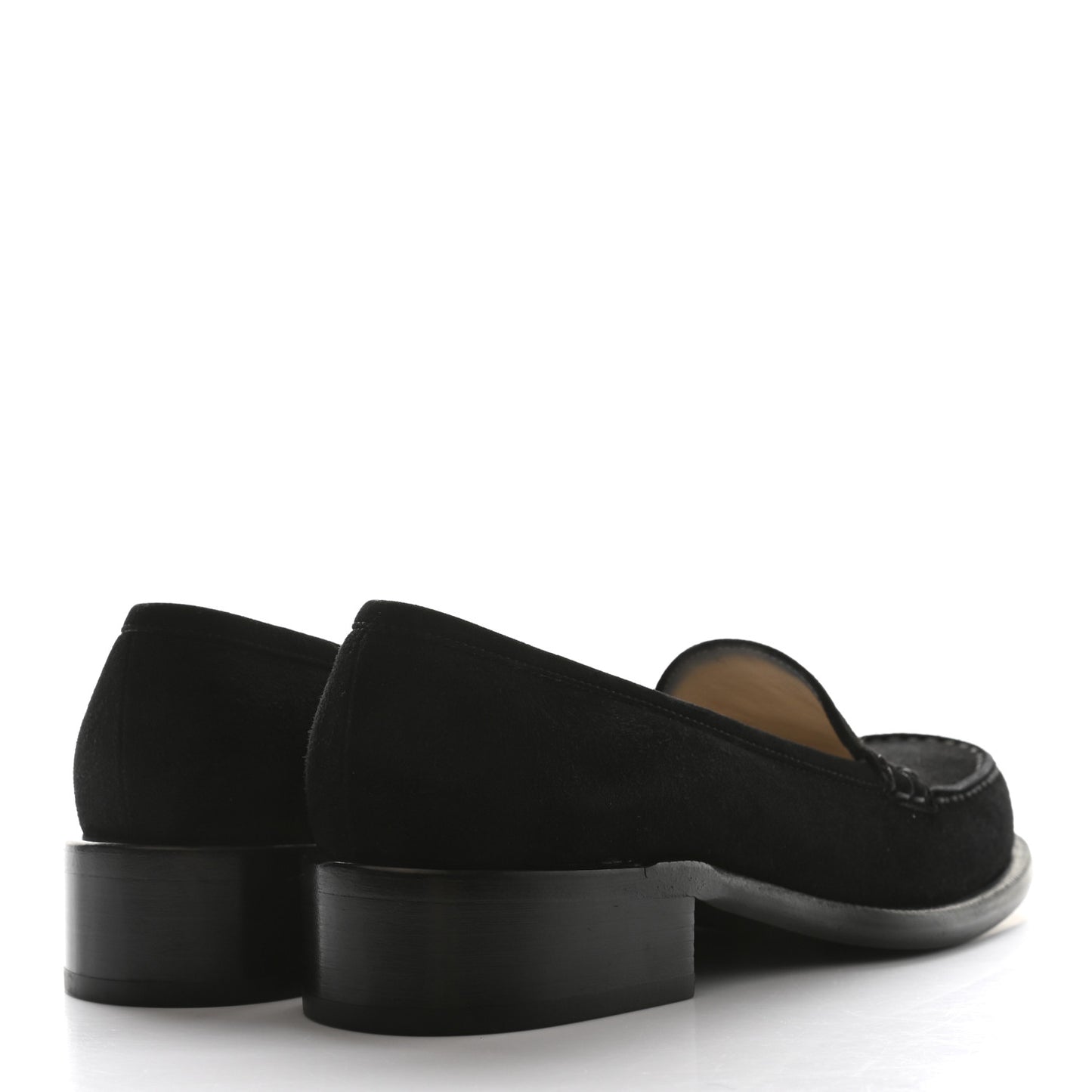 Suede CC Mocassin Loafers 37 Black