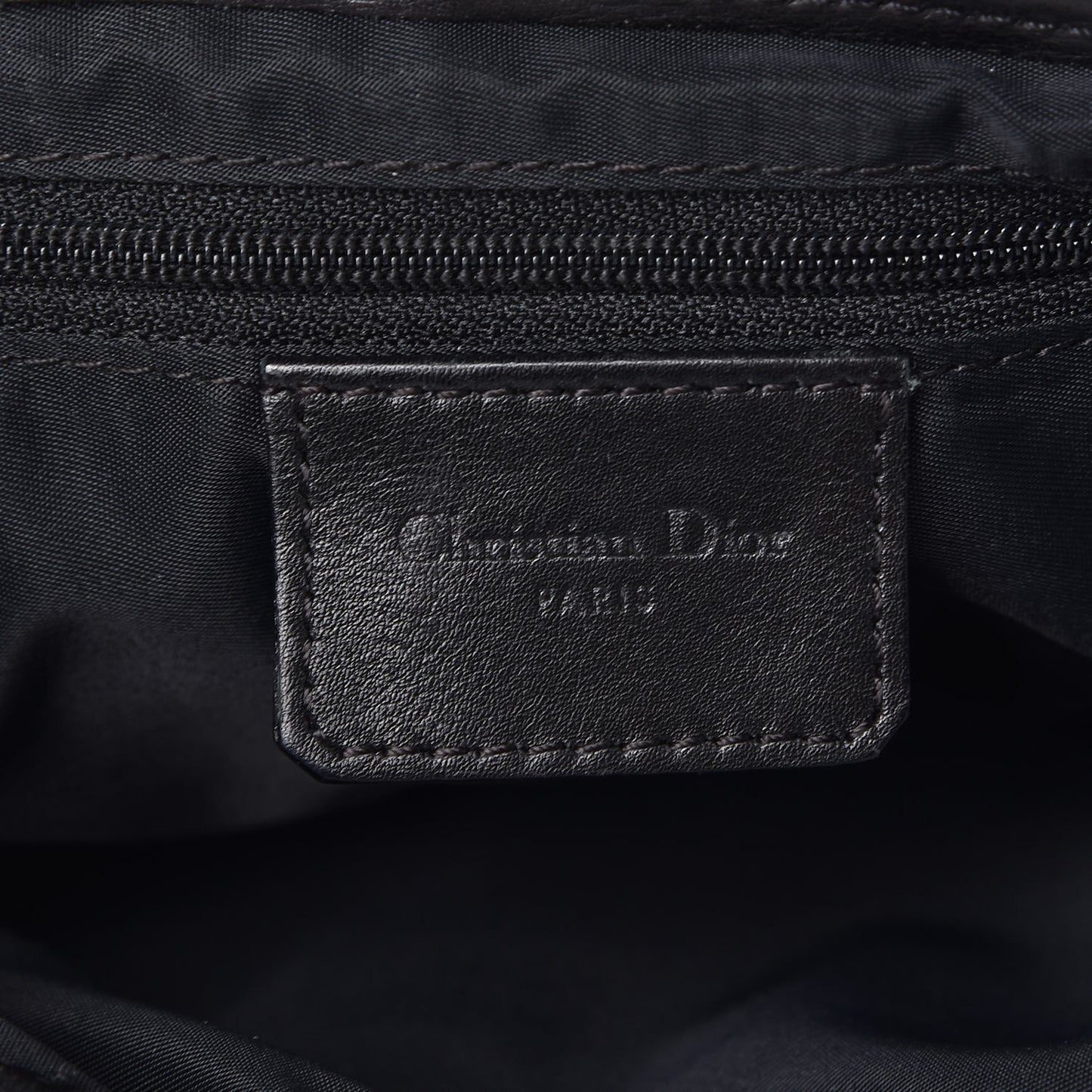 Monogram Double Saddle Bag Black
