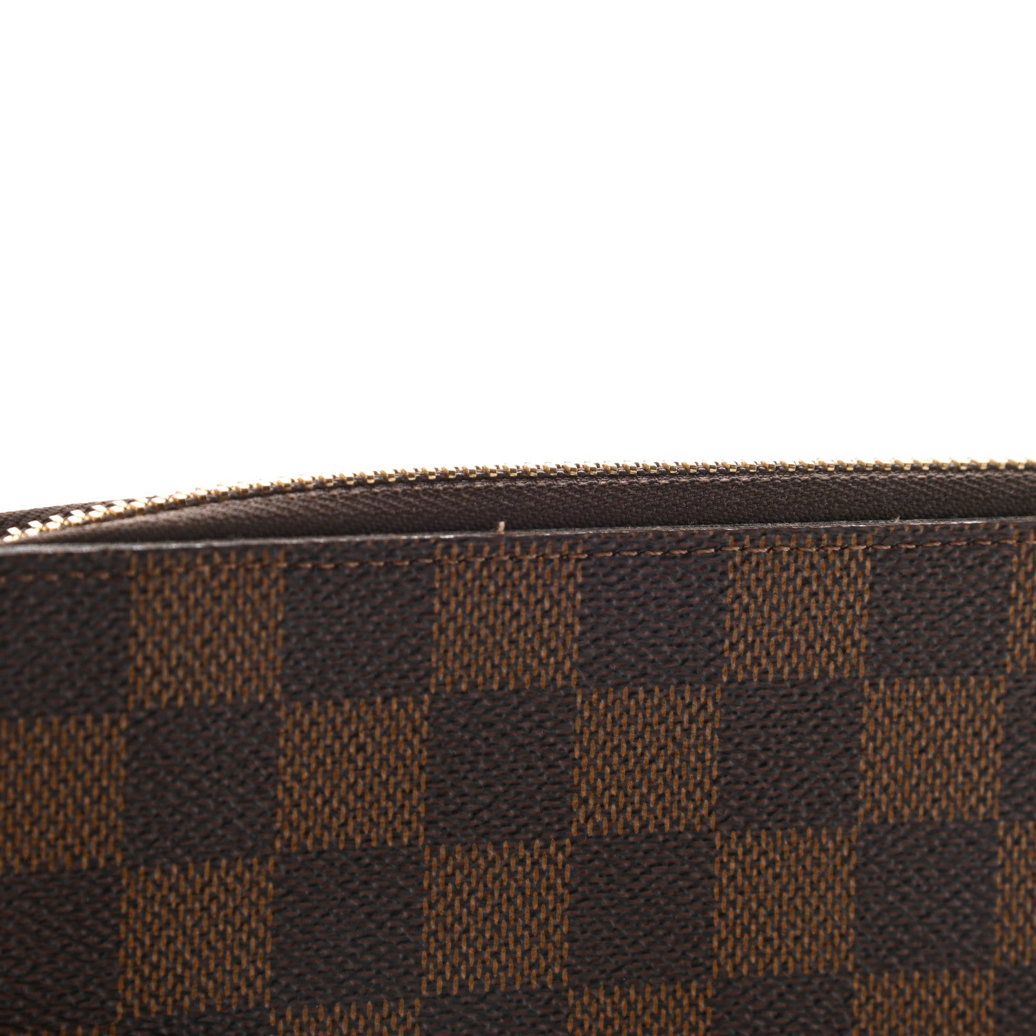 Louis Vuitton Damier Ebene Clemence Wallet Rose Ballerine 9 of 11