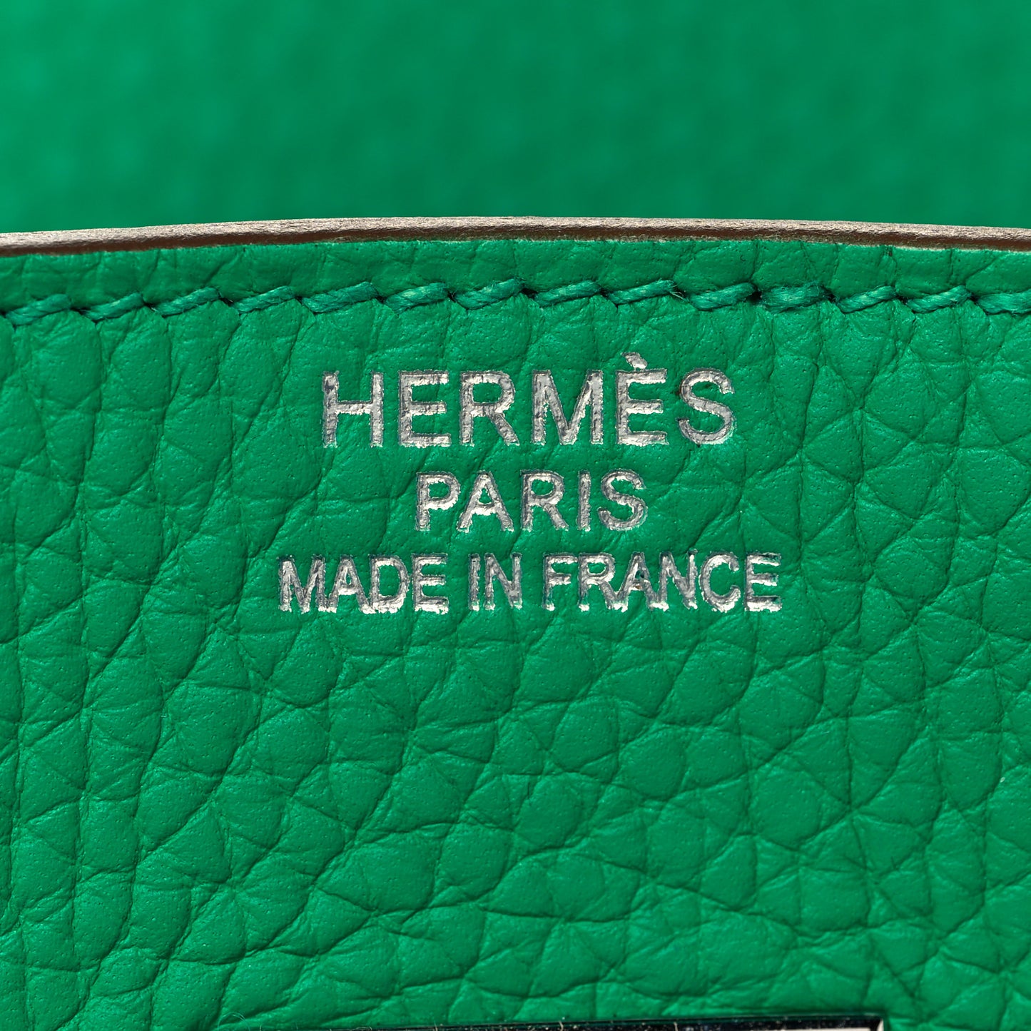 Taurillon Clemence Birkin 35 Menthe