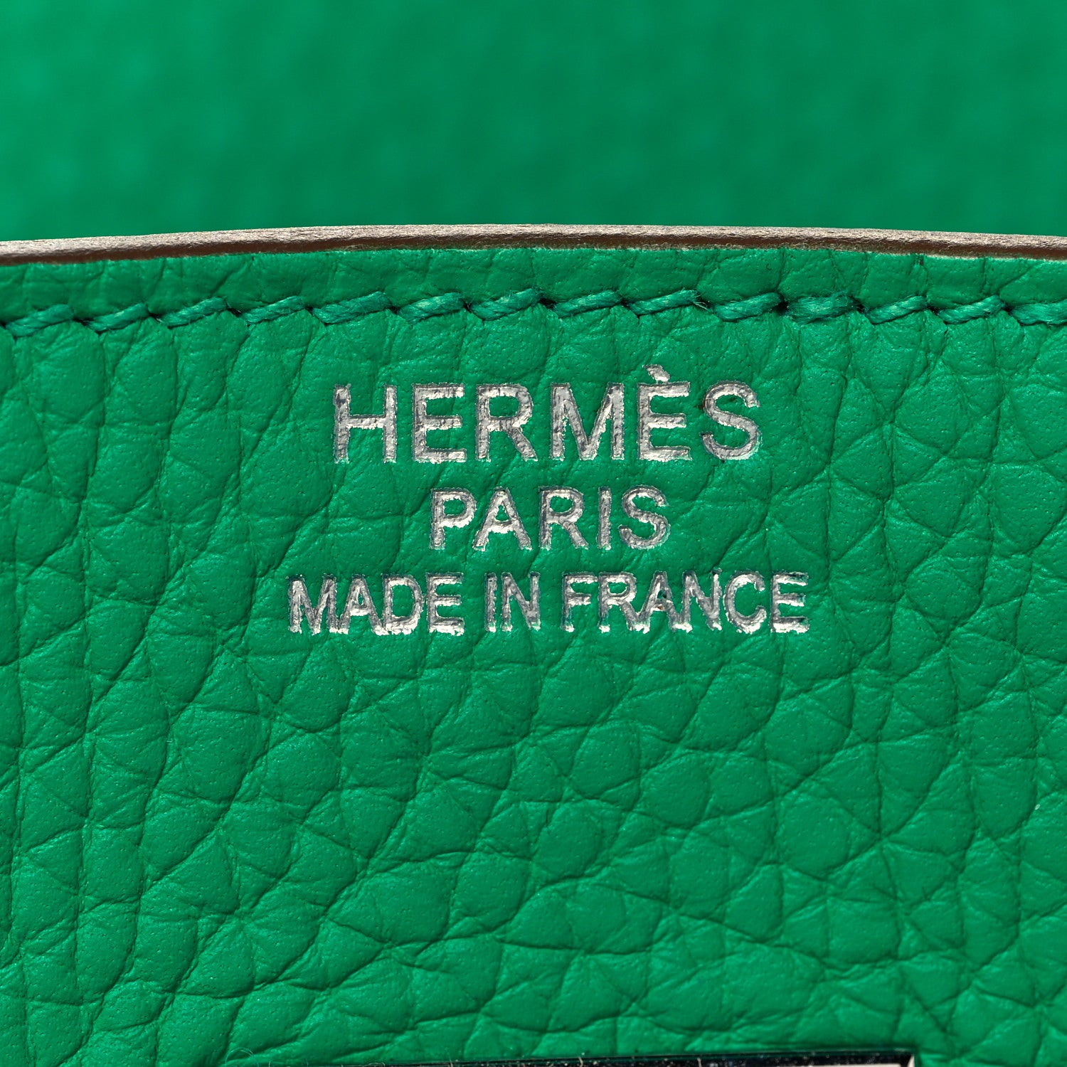 Hermes Taurillon Clemence Birkin 35 Menthe 24 of 34