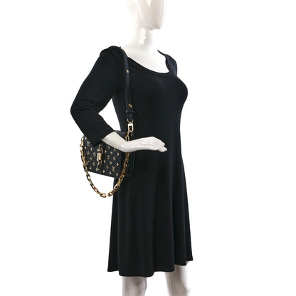 Louis Vuitton Calfskin Monogram Metal Rendez-Vous Black 2 of 9