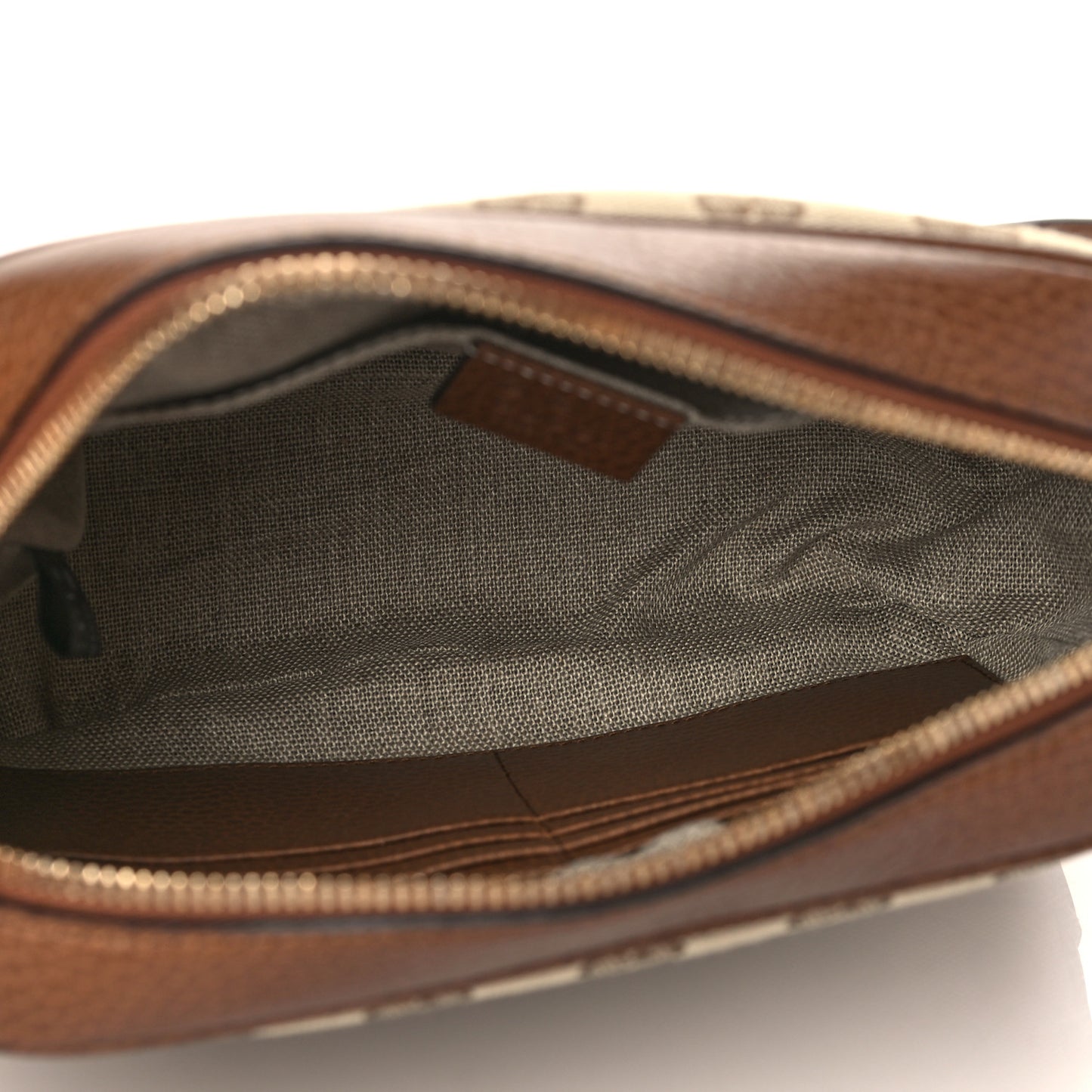 Monogram Mini Bree Messenger Bag Beige Tabacco