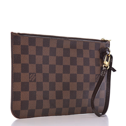 Louis Vuitton Damier Ebene Neverfull MM GM Pochette 3 of 9