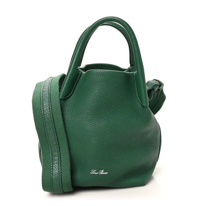 Loro Piana Grained Calfskin Micro Bale Bag Forest Leaves 1 of 9