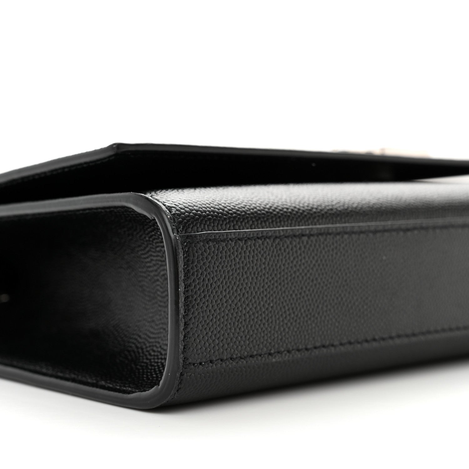 Saint Laurent Grain De Poudre Medium Classic Monogram Kate Satchel Black 8 of 10