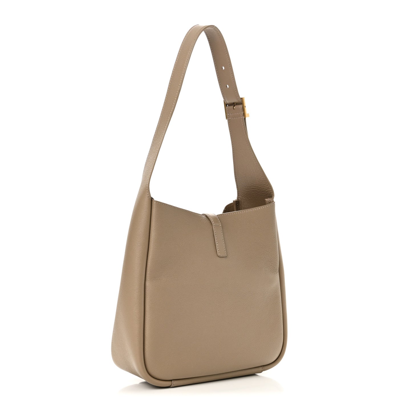 Grained Calfskin Small Le 5 A 7 Soft Hobo Dusty Grey