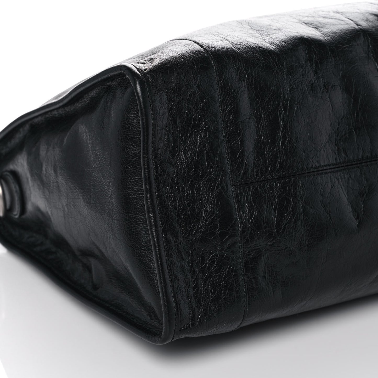 Fluffy Calfskin Morpheus Weekender Duffle Black