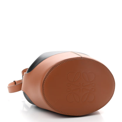 Loewe Calfskin Balloon Bucket Bag Black Tan 4 of 8
