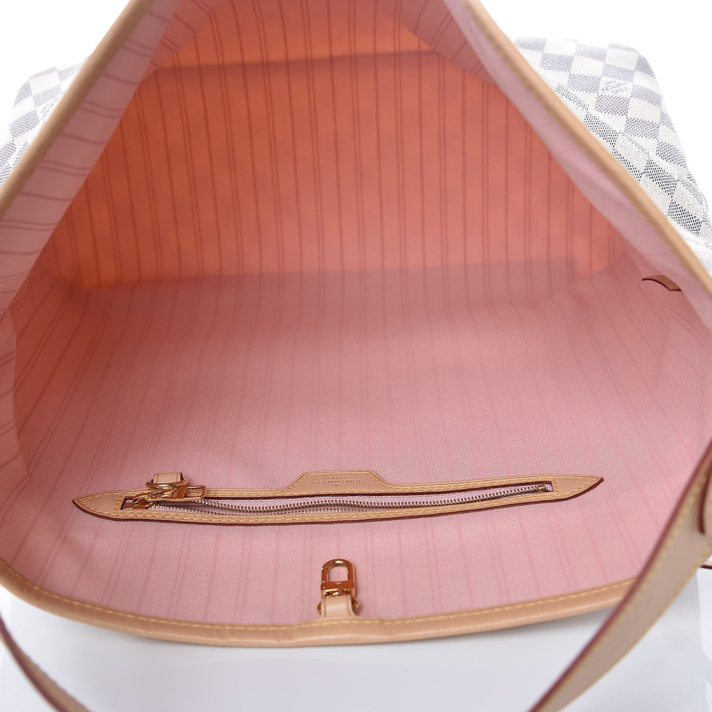 Damier Azur Delightful MM Rose Ballerine