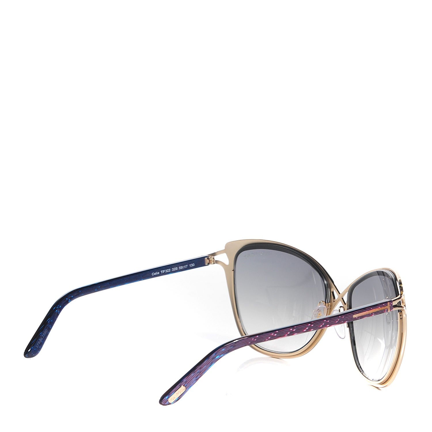 Tom Ford Celia Sunglasses TF 322 Black 3 of 8