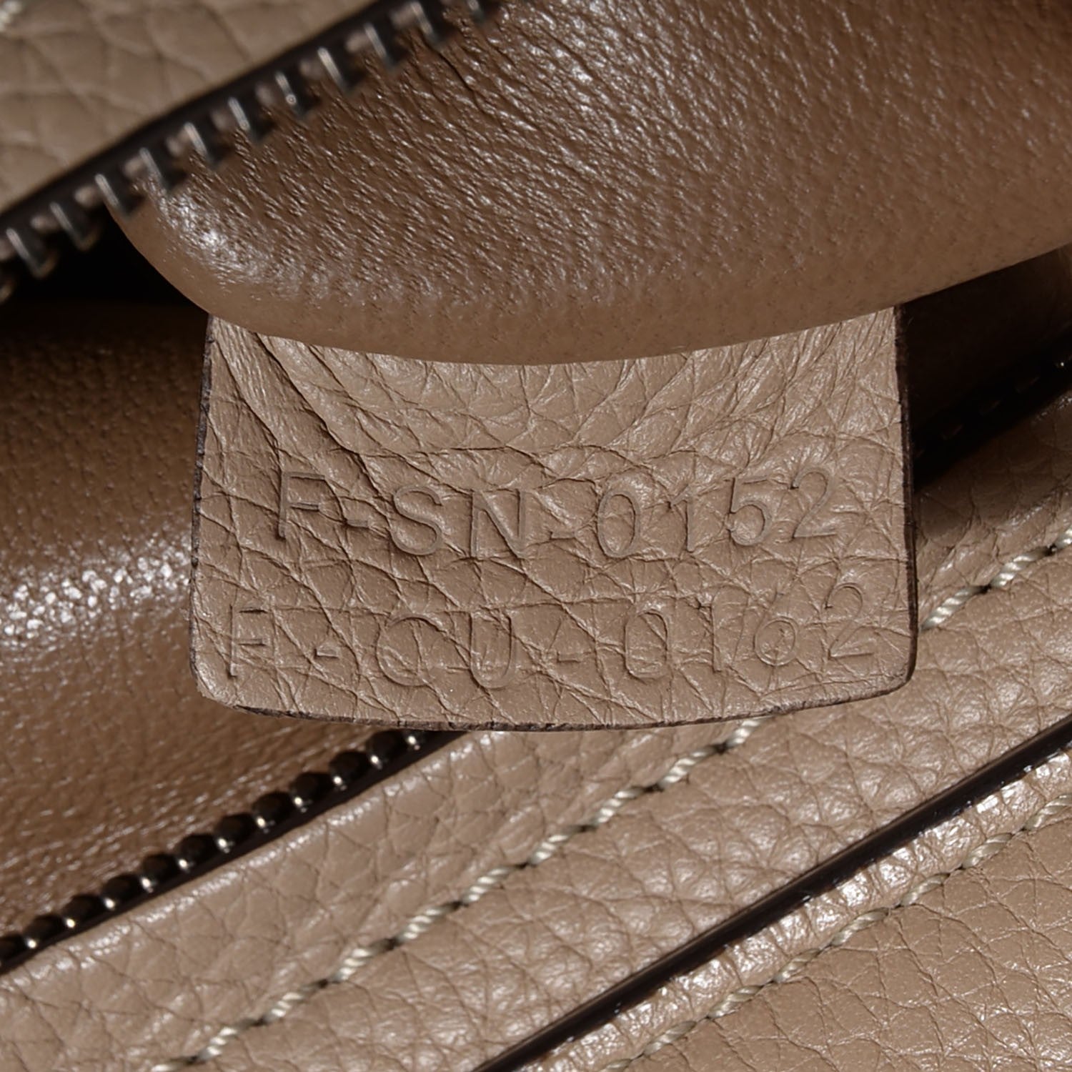 Celine Calfskin and Suede Large Trapeze Dune 7 of 9