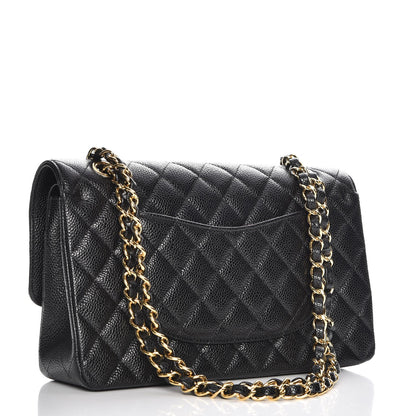 Chanel Caviar Quilted Medium Double Flap Black 4 of 9