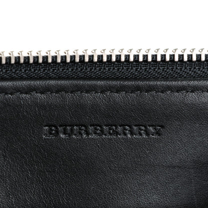 Burberry Mega Check Peyton Crossbody Clutch Bag Black 6 of 8