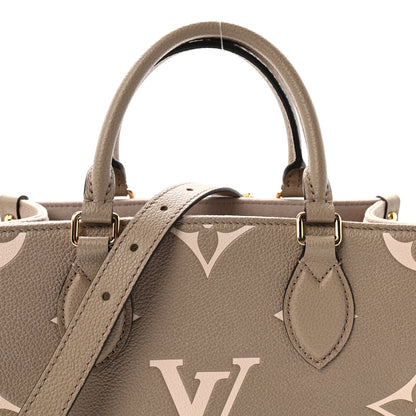 Louis Vuitton Empreinte Monogram Giant Onthego PM Tourterelle Creme 7 of 9