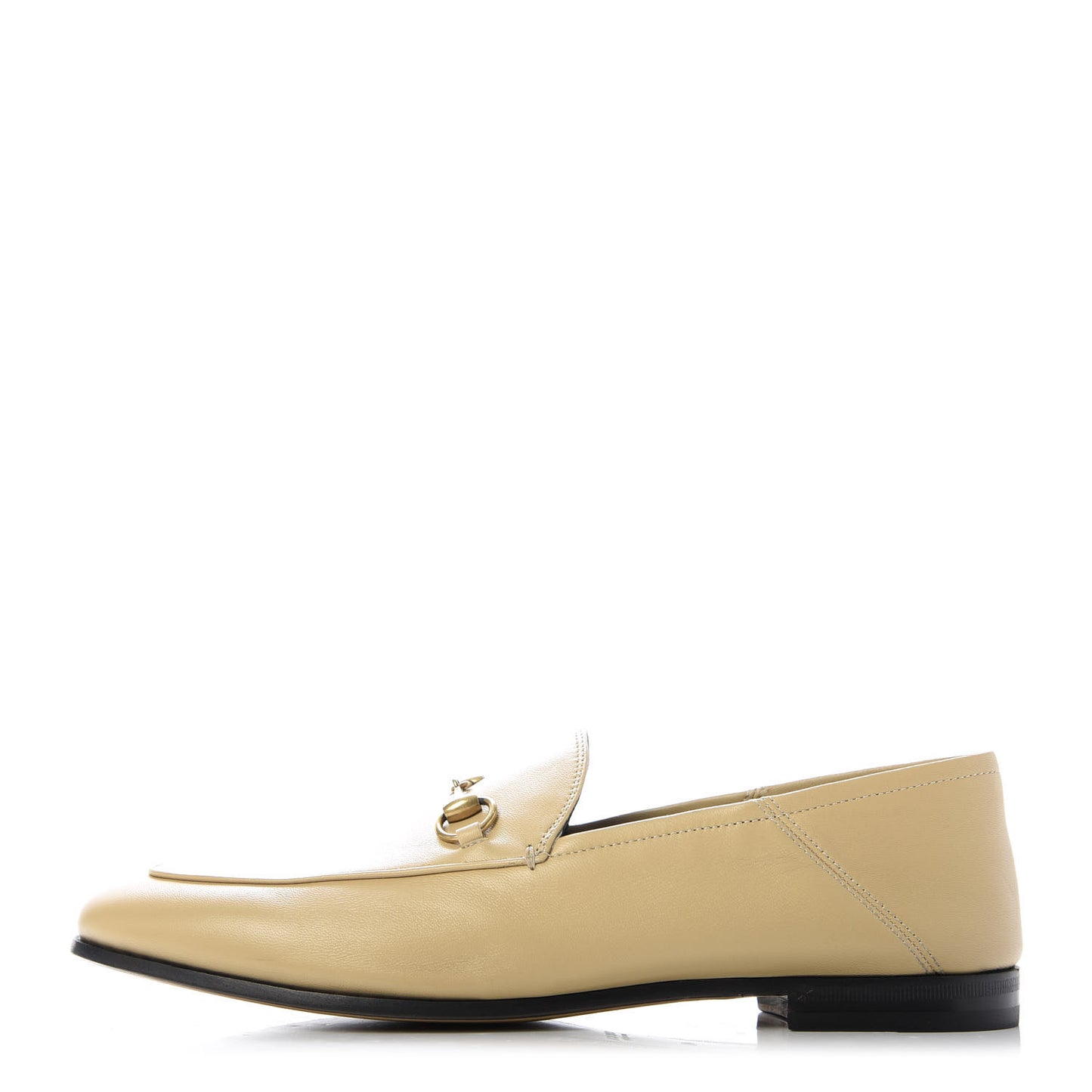 Lambskin Womens Brixton Horsebit Loafers 40 Wheat