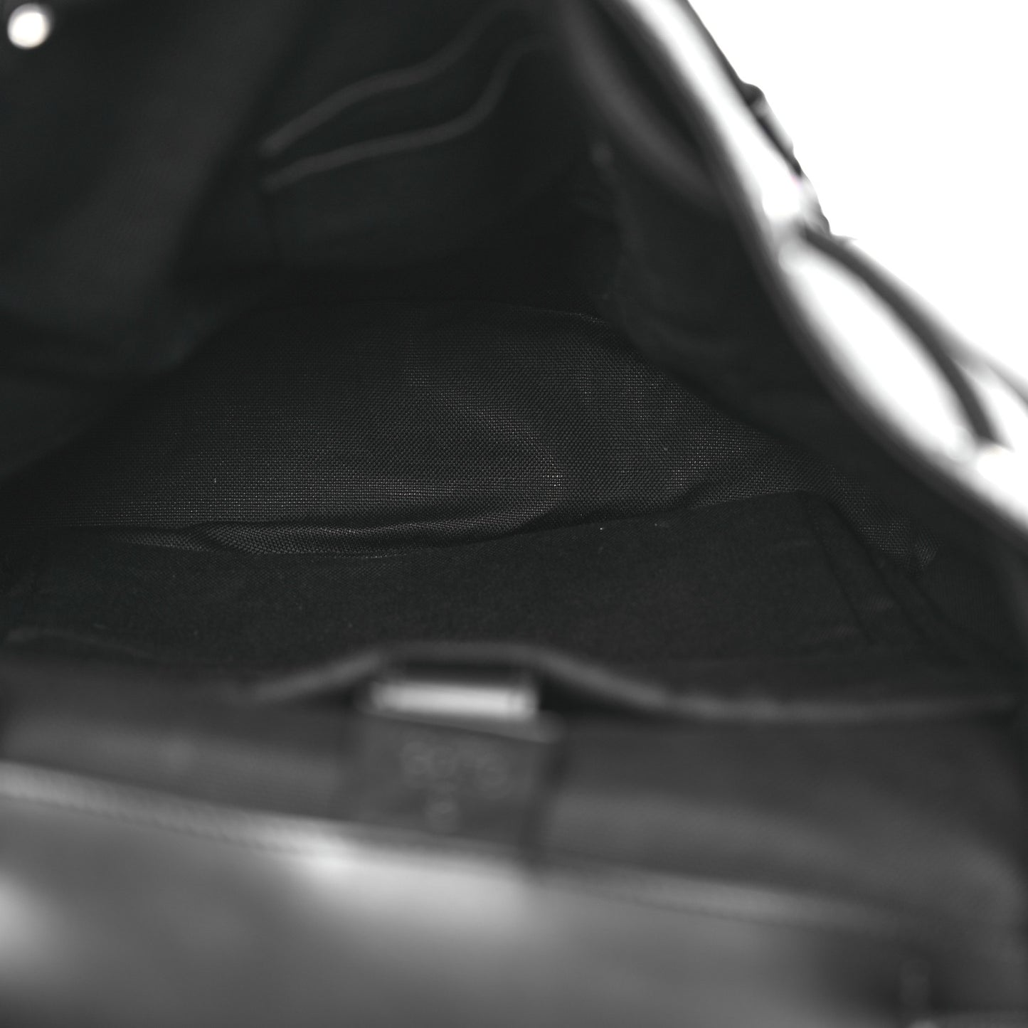 Soft GG Supreme Monogram Calfskin Web Double Buckle Backpack Black