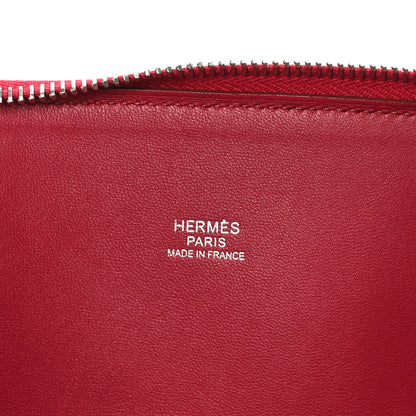 Hermes Taurillon Clemence Bolide 31 Rubis 6 of 10