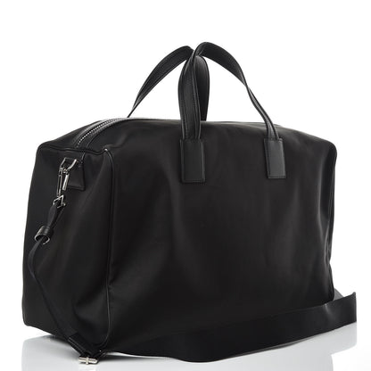 Christian Dior X KAWS Nylon Calfskin Logo Bee Duffle Black 3 of 9