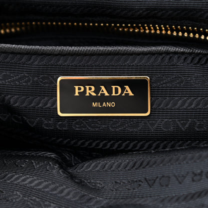 Prada Tessuto Nylon Saffiano Tote Black 6 of 12