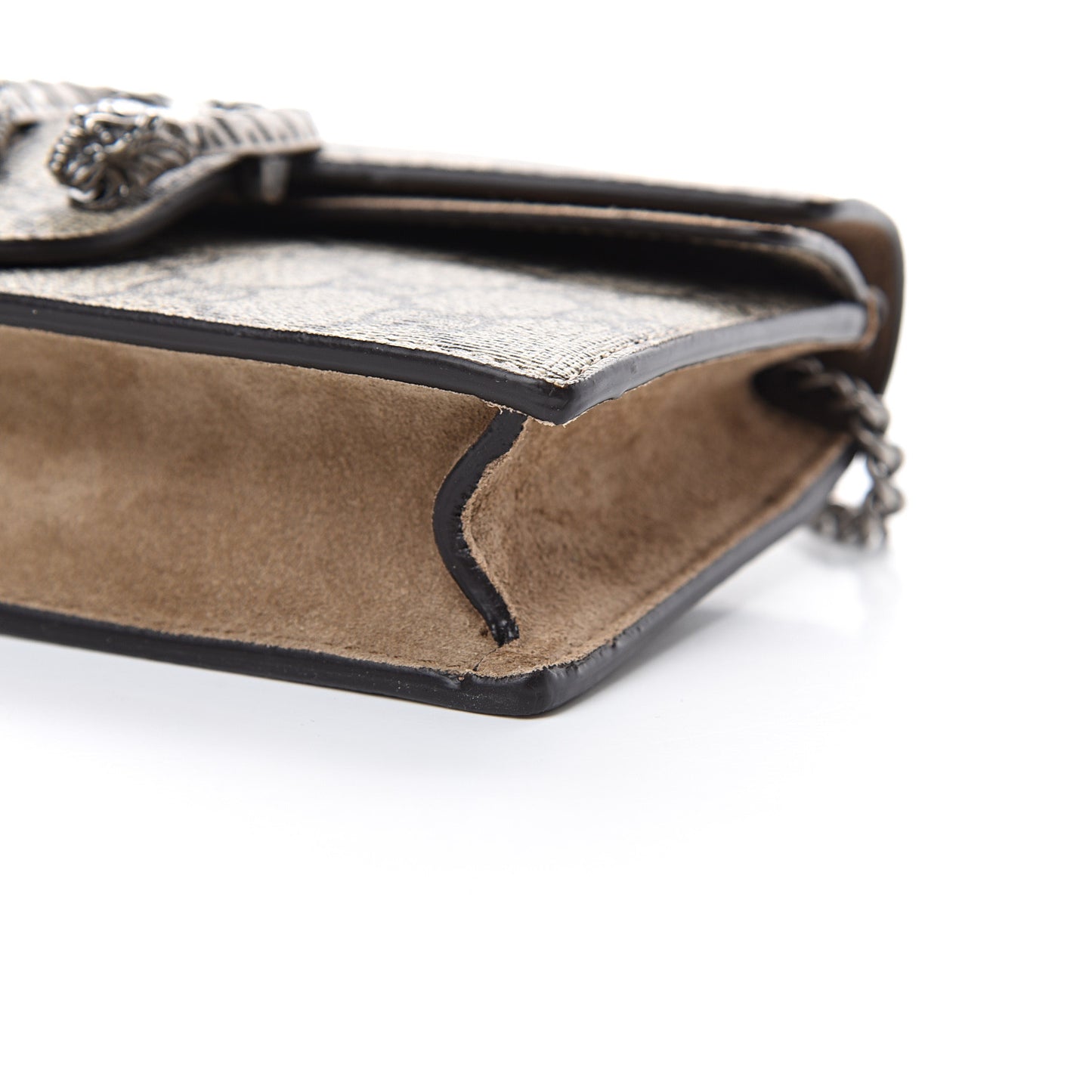 GG Supreme Monogram Super Mini Dionysus Shoulder Bag Taupe