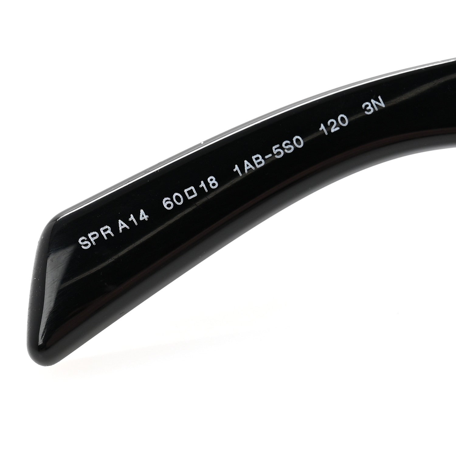 Prada Acetate Symbole Sunglasses SPR A14 Black 6 of 8