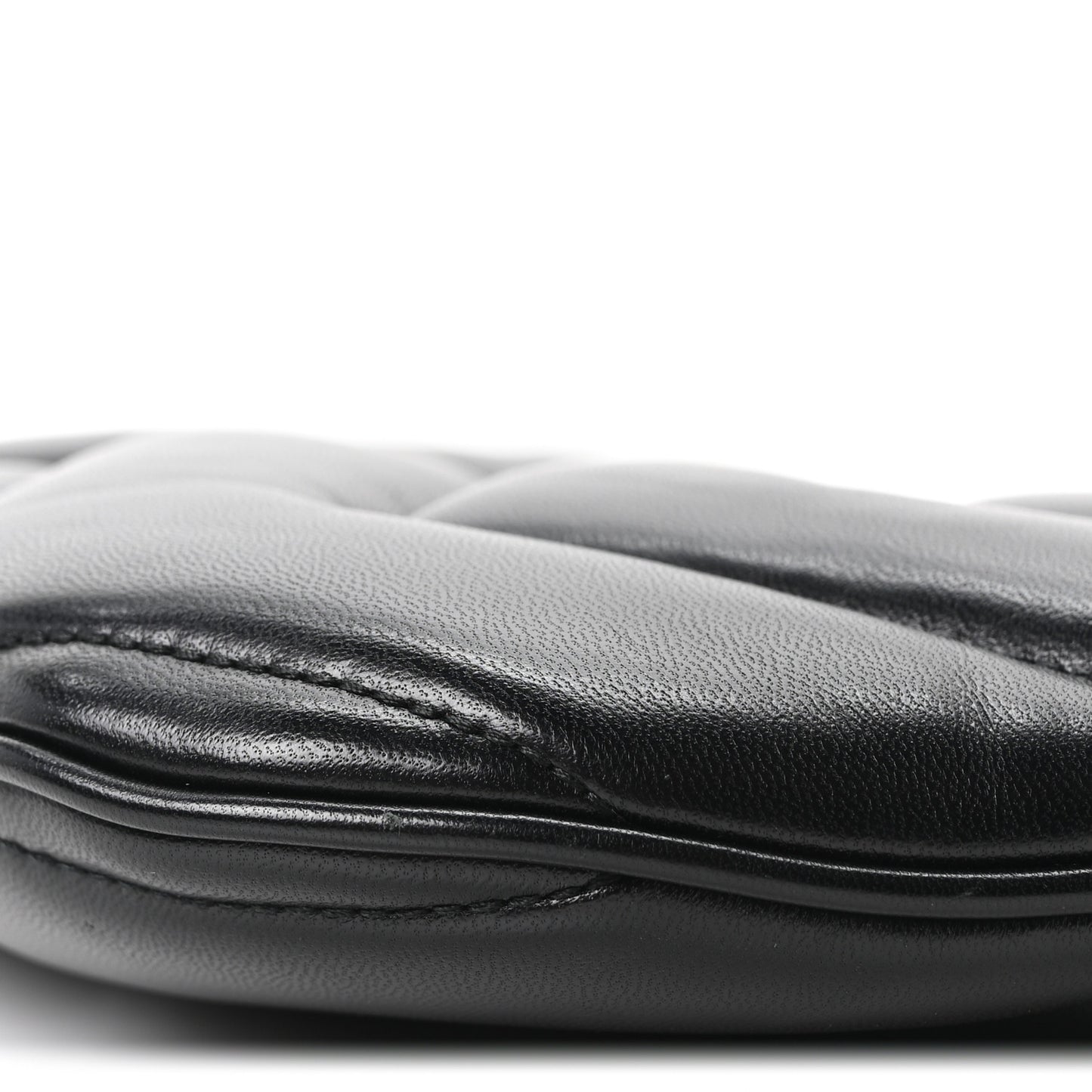 Calfskin Matelasse GG Marmont Half Moon Hobo Black