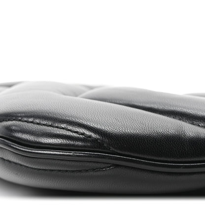 Gucci Calfskin Matelasse GG Marmont Half Moon Hobo Black 10 of 10