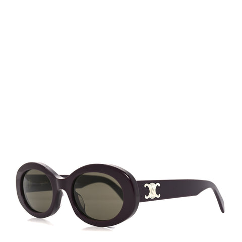 Acetate Triomphe 01 Sunglasses CL 40194U Burgundy