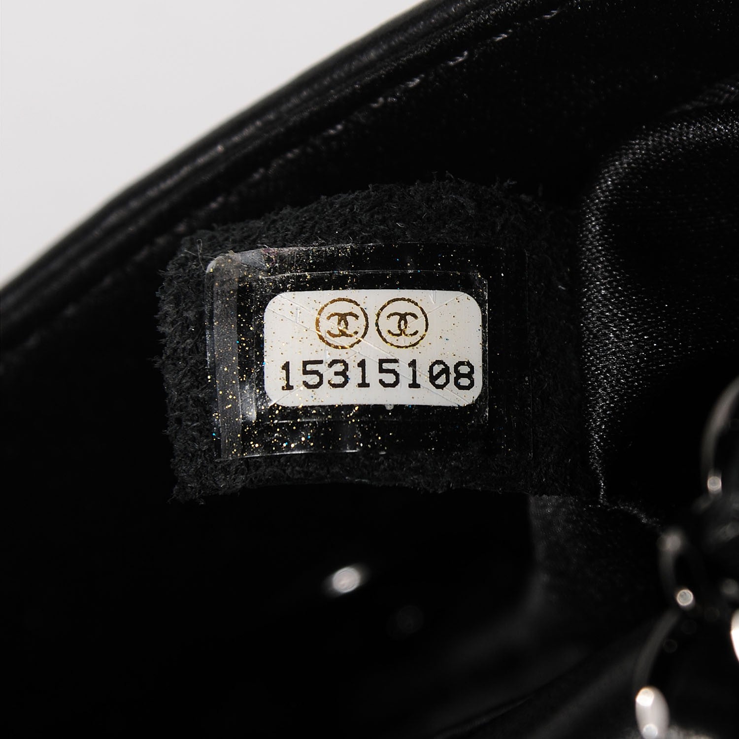 Chanel Lambskin Sequin Moonlight on Water Extra Mini Flap 8 of 8